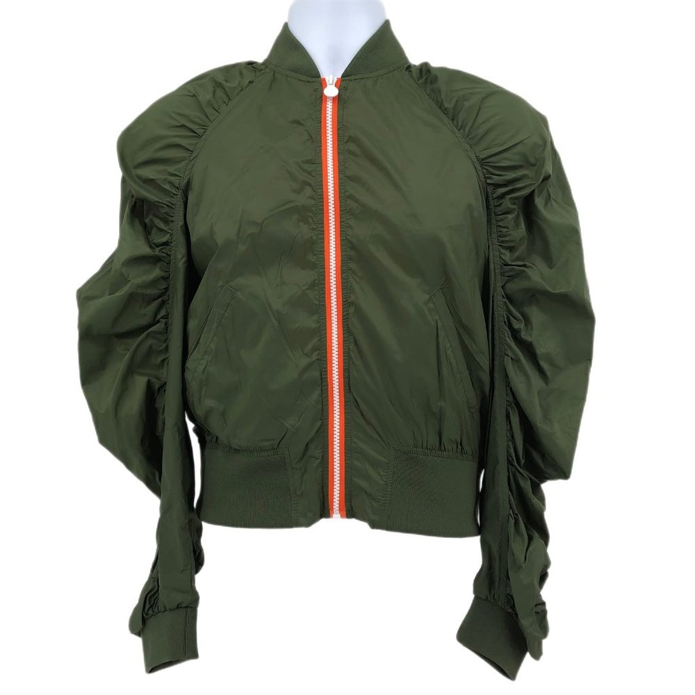 Hunter for Target Green & Orange Bomber Jacket | Good Condition
